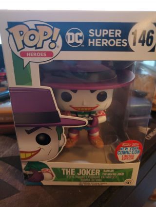 Funko Pop Dc Heroes 146 Joker: The Killing Joke Nycc Exclusive Limited Edition