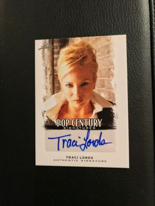 2012 Leaf Pop Century Signatures Auto Ba - Tl2 Traci Lords Rare Autograph Card