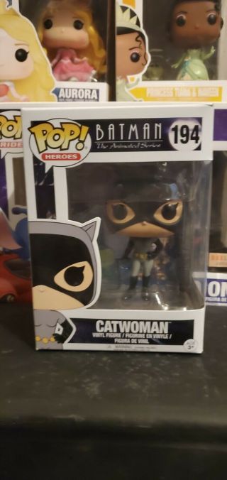 Funko Pop Catwoman 194 The Animated Series 2017 Vaulted