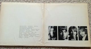 THE BEATLES Double LP White Album w/Poster,  Pictures Capitol SWBO - 101 LP ' s are NM 2