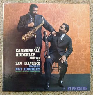 Cannonball Adderley In San Francisco Riverside Rlp 311 Deep Groove Lp