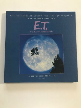 E.  T.  The Extra - Terrestrial - Special Edition Lp Box Narrated By Michael Jackson