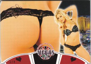 2020 Benchwarmer Vegas Baby Heather Rae Young Money Maker Butt Card 3/4