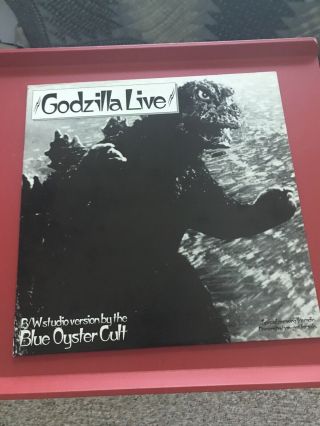 Blue Oyster Cult - Godzilla Live - Promo 12 " Vinyl Single - 1978 Us Columbia