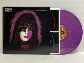 Kiss Paul Stanley Solo 2018 40th Anniversary Colored Vinyl W/ Poster Insert