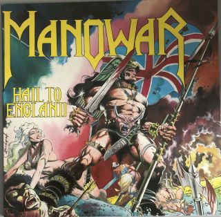 Manowar - Hail To England Vinyl Lp - 1984