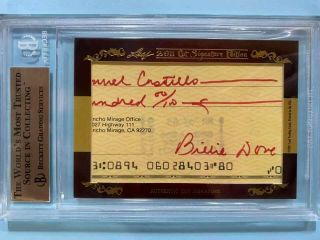 2011 Leaf Cut Signature Edition Betty White,  Billie Dove Hollywood Auto 2 Of 2