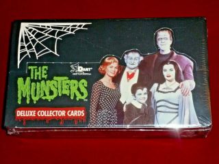 1996 Dart Flipcards The Munsters Deluxe Trading Card Factory Box Series 1