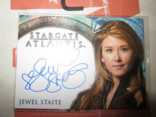 Pg Jewel Staite Stargate Atlantis Autograph Auto Card Jennifer Keller