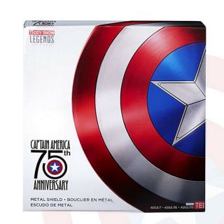 Marvel Legends Captain America 75th Anniversary Avengers Shield Alloy Metal