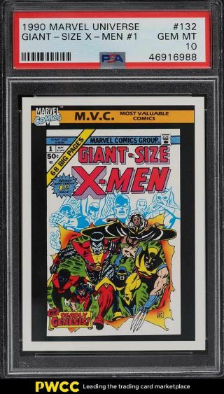 1990 Marvel Universe Giant - Size X - Men 1 132 Psa 10 Gem