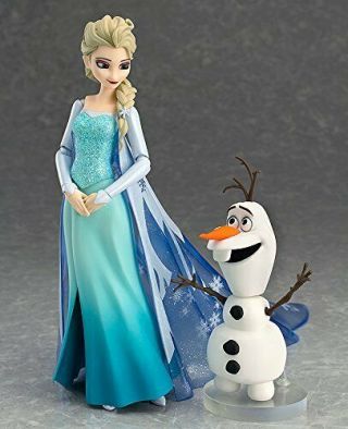 Pre Figma 308 Elsa Olaf Frozen Disney Good Smile Company Authentic