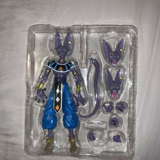 Authentic Tamashii Nations S.  H.  Figuarts Beerus Dragon Ball Action Figure 3