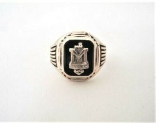 10k Gold 1947 Methuen High School Ring,  5.  02 Grams,  Size 5
