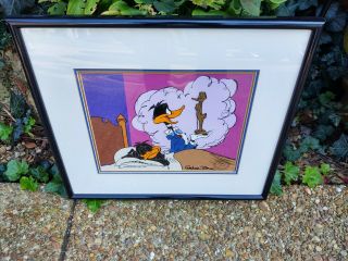 Signed Chuck Jones Daffy Duck Animation Cel