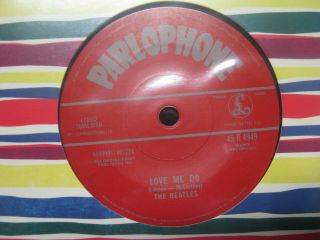 Record 7” Single The Beatles Love Me Do Gold Withdrawn Issue 4121