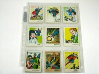 1978 Dc Comics Stickers Complete Set Of 30,  No Logo Ex - Mt / Nm Superman Rare
