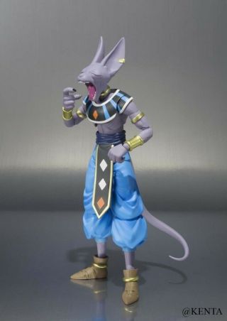 Bandai S.  H.  Figuarts Dragon Ball Beerus Action Figure From Japan F/S 3