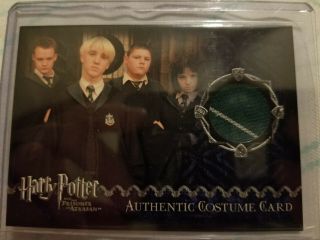 Harry Potter Prisoner Of Azkaban Prop Card.  Costume Wore By Slytherin Members