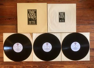 The Band: The Last Waltz 3x Lp Vinyl W/ Insert Book Wb Records 1978 Live Vg,  /vg,