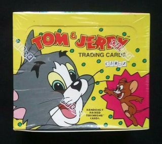Vintage 1993 Cardz Tom And Jerry Trading Cards Factory Box 36 Packs