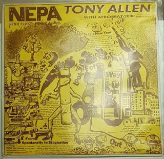 Tony Allen " N.  E.  P.  A (never Expect Power Always) " Afrobeat Lp Mercury Nigeria