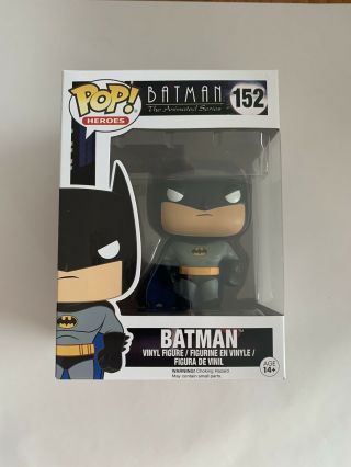 Batman The Animated Series Funko Pop 152 With Soft Protector Dc