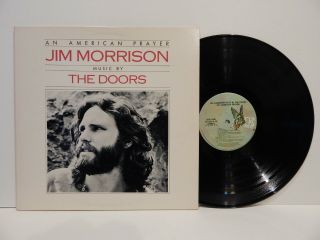 Jim Morrison Music By The Doors " An American Prayer " 1978 Vinyl=nm Elek