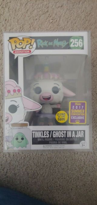 Tinkles And Ghost In A Jar Rick & Morty Funko Pop 2017 Summer Convention (sdcc)