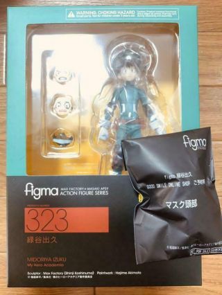 Figma My Hero Academia Izuku Midoriya Figure 323 With Mask Limited Japan