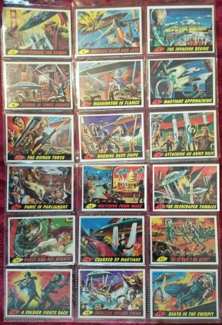 Mars Attacks Archives Base Card Set 100 Cards Topps 1994 2