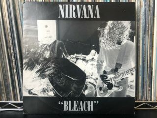 Nirvana Bleach Sub Pop Sp 34 2000 Pressing Vg,  /vg All Hail The Mighty Neervarner
