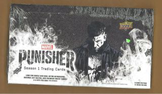 Punisher Season 1 Upper Deck Trading Card Box 15 Packs L@@k