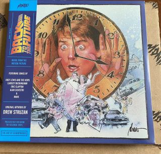 Mondo Back To The Future Ost 35th Anniversary Vinyl Tri - Color In Hand