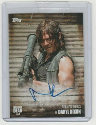 The Walking Dead Season 6 Norman Reedus/daryl Dixon Autograph Card
