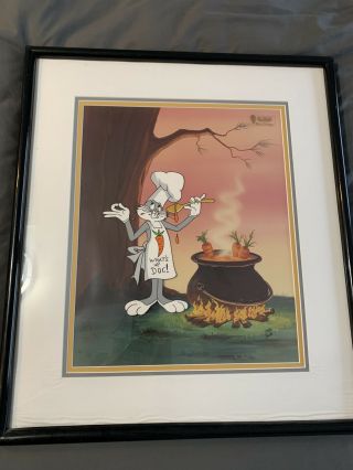 Warner Brothers Animation Cel Bugs Bunny “rabbit Stew” Friz Freleng Very Rare