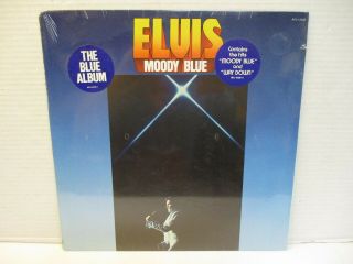 B66: Elvis Presley " Moody Blue " Rca Afl1 - 2428 With Two Hypes