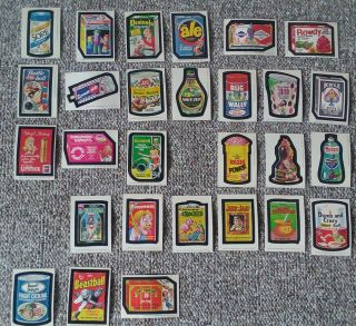 13th Series Wacky Packages 28 Cards Of 30,  Complete Puzzle