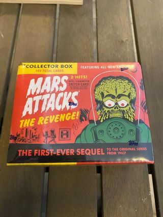 2017 Topps Mars Attacks The Revenge Hobby Factory Trading Card Box