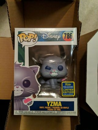 Yzma As Cat Funko Pop Disney 786 2020 Sdcc Box Lunch Exclusive