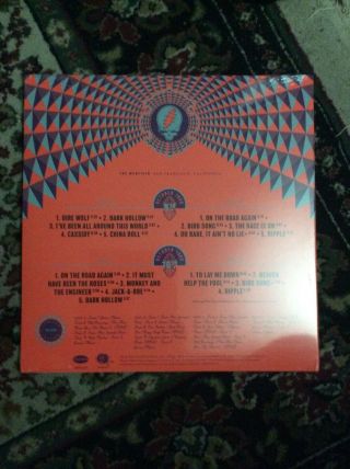 Grateful Dead Warfield LP Record Store Day 3