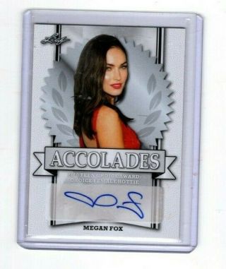 Megan Fox 2014 Leaf Pop Century Accolades Auto Autograph Transformers