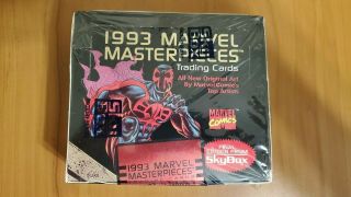 1993 Skybox Marvel Masterpieces Factory 36 Packs / Spiderman