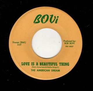 Garage - American Dream - Love Is A Thing/jug Band Music - Bovi 45027/45028