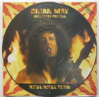 Brian May With Cozy Powell Resurrection 1993 Uk Only 12 " Picture Disc Queen