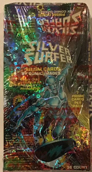 Comic Images 1992 The Silver Surfer Prism Cards Boxes Of 36 Packs