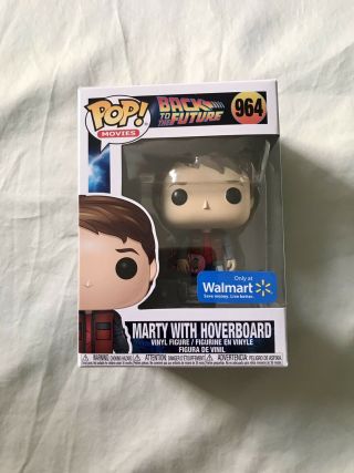 Funko Pop Movies Walmart Exclusive Back To The Future Marty With Hoverboard 964
