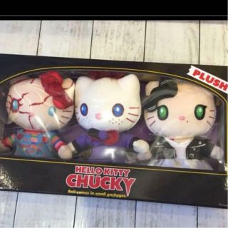 Hello Kitty Plush Doll Stuffed Toy Chucky Usj Horror Limited Kawaii Box