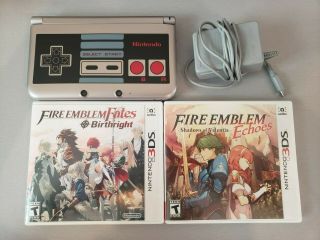 Nintendo 3ds Xl Nes Edition,  Games Bundle (fire Emblem,  Pokemon)