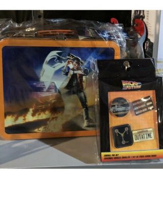 Funko Back To The Future Lunch Box & Pin Set Exclusive 2020